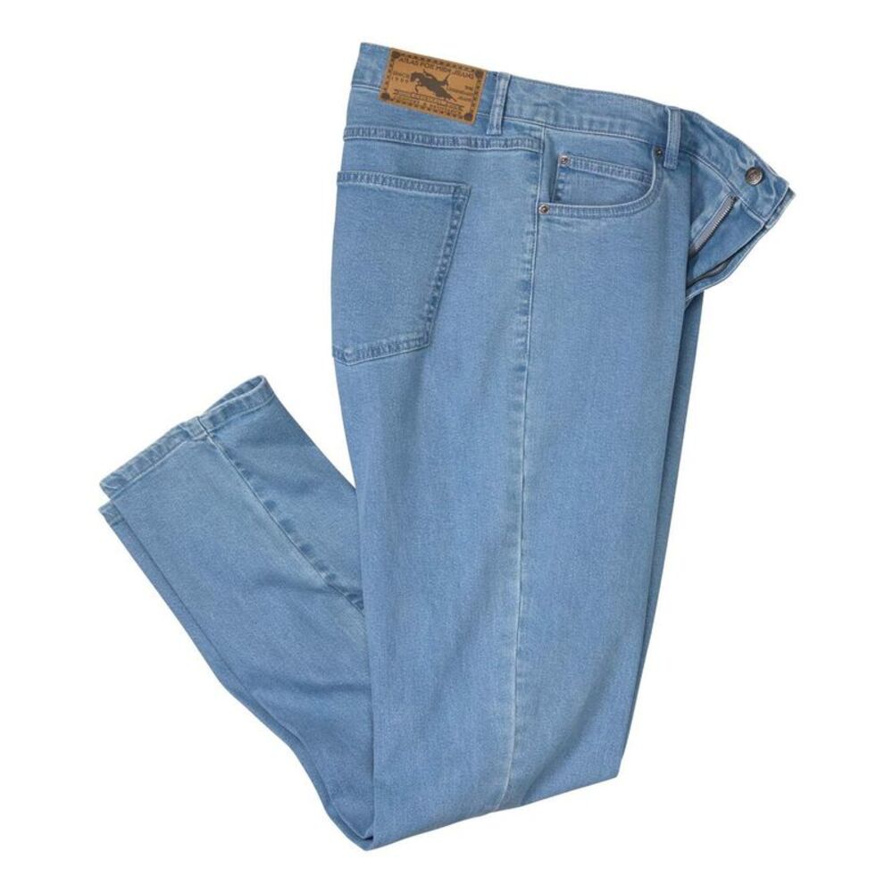Atlas For Men Mens Stretch Jeans / Light Blue